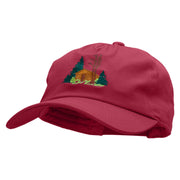 Log Cabin Embroidered Unstructured Dad Cap