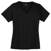 Ladies Big Size Mesh V-Neck T-Shirt