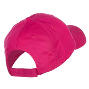 Hot Pink Ribbon Breast Cancer Embroidered Lady Cap