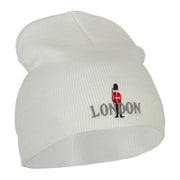 London Queen Guard Embroidered Knitted Short Beanie