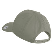 U.S. Marine Corps 4th Marine Division Embroidered Solid Cotton Twill Pro Style Cap - Grey OSFM