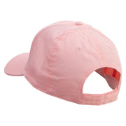 Hot Pink Ribbon Breast Cancer Embroidered Lady Cap