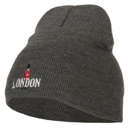 London Queen Guard Embroidered Knitted Short Beanie