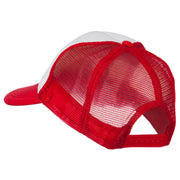 I Love Dad Heart Embroidered Foam Mesh Back Cap