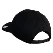 Marine Veteren Embroidered Solid Cotton Twill Pro Style Cap - Black OSFM