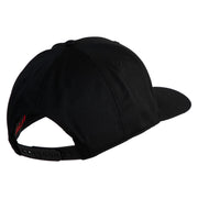 Marine Veteren Embroidered Solid Cotton Twill Pro Style Cap - Black OSFM