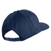 Marine Veteren Embroidered Solid Cotton Twill Pro Style Cap - Navy OSFM