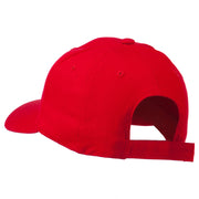 Pink Star of Life Embroidered Cotton Cap