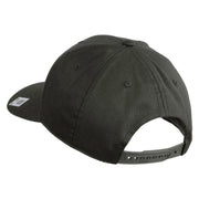 Marine Veteren Embroidered Solid Cotton Twill Pro Style Cap - Charcoal OSFM