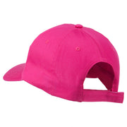 Pink Star of Life Embroidered Cotton Cap