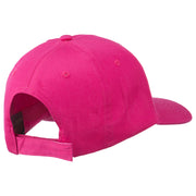 Pink Star of Life Embroidered Cotton Cap