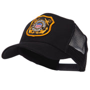 Law Enforcement Patched Mesh Cap