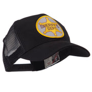 Law Enforcement Patched Mesh Cap