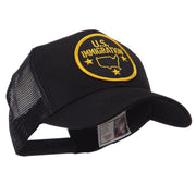 Law Enforcement Patched Mesh Cap