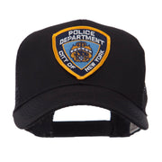 Law Enforcement Patched Mesh Cap