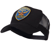 Law Enforcement Patched Mesh Cap