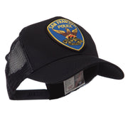 Law Enforcement Patched Mesh Cap