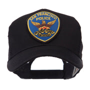 Law Enforcement Patched Mesh Cap