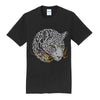 Leopard Circular Animal Crew Neck T-Shirt Graphic Shirt