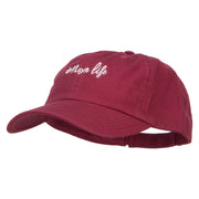 Mom Life Embroidered Low Cap