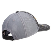 Licensed Army Veteran Letters Embroidered Low Profile Special Cotton Mesh Cap - Black OSFM