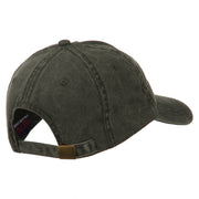 Four Leaf Clover Good Luck Embroidered Washed Cap