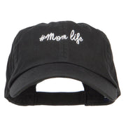 Mom Life Embroidered Low Cap