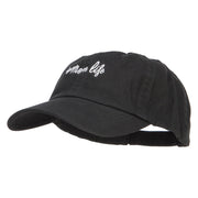 Mom Life Embroidered Low Cap