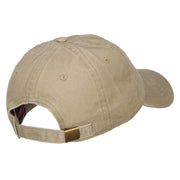 Life Guard Cross Embroidered Washed Dyed Cotton Cap