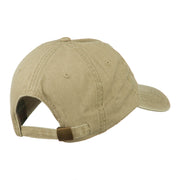 Four Leaf Clover Good Luck Embroidered Washed Cap