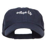 Mom Life Embroidered Low Cap