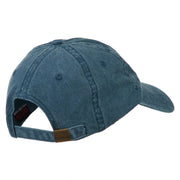 Four Leaf Clover Good Luck Embroidered Washed Cap