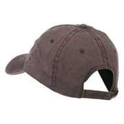 Four Leaf Clover Good Luck Embroidered Washed Cap