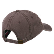 Four Leaf Clover Good Luck Embroidered Washed Cap