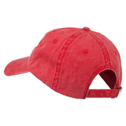 Four Leaf Clover Good Luck Embroidered Washed Cap