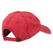 Four Leaf Clover Good Luck Embroidered Washed Cap