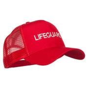 Lifeguard Embroidered Mesh Cap