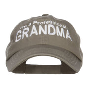 I'm a Professional Grandma Embroidered Low Cap