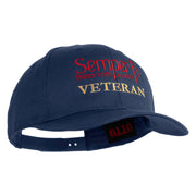 United States Marines Semper Fi Veteren Embroidered Solid Cotton Twill Pro Style Cap - Navy OSFM