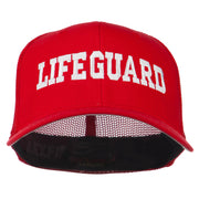 Life Guard Embroidered Flexfit Mesh Cap