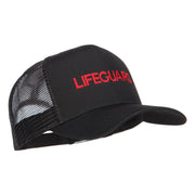 Lifeguard Embroidered Mesh Cap