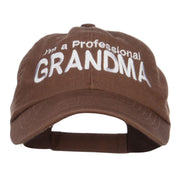 I'm a Professional Grandma Embroidered Low Cap