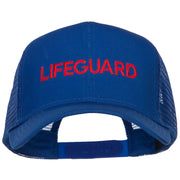 Lifeguard Embroidered Mesh Cap