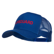 Lifeguard Embroidered Mesh Cap