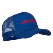 Lifeguard Embroidered Mesh Cap