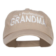 I'm a Professional Grandma Embroidered Low Cap