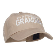 I'm a Professional Grandma Embroidered Low Cap