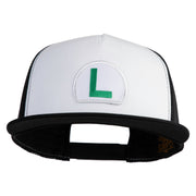 Luigi Patched Classic Trucker Cap - Black OSFM