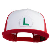 Luigi Patched Classic Trucker Cap - Red OSFM