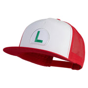 Luigi Patched Classic Trucker Cap - Red OSFM